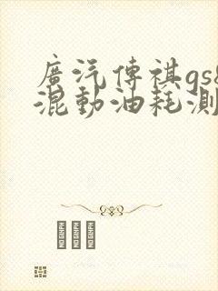 广汽传祺gs8混动油耗测评