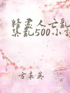 精尽人亡乱肉合集乱500小说