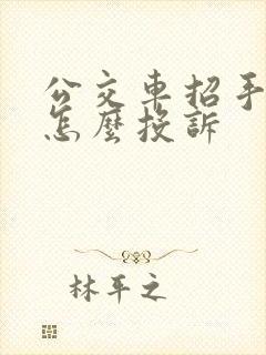 公交车招手不停怎么投诉