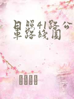 日照41路公交车路线图