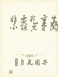 非要我重生是吧小说免费阅读全文 非要我重生是吧小说免费阅读全文