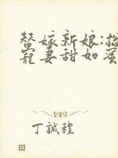替嫁新娘:总裁宠妻甜如蜜》