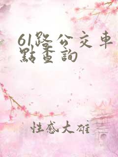 61路公交车站点查询