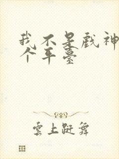 我不是戏神在哪个平台
