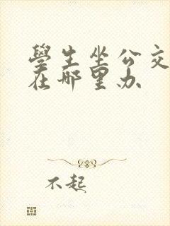 学生坐公交车卡在哪里办