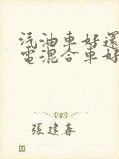汽油车好还是油电混合车好