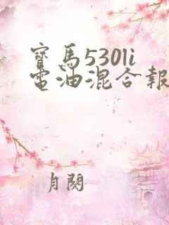宝马530li电油混合报价