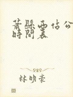 萧县西站公交车时间表