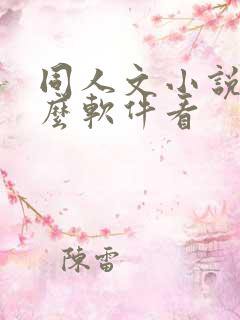 同人文小说用什么软件看