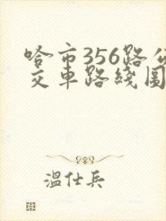 哈市356路公交车路线图