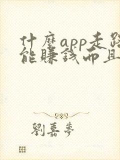 什么app走路能赚钱而且赚的多 什么app走路能赚钱而且赚的多
