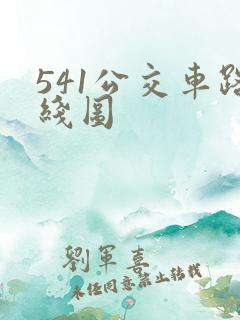541公交车路线图