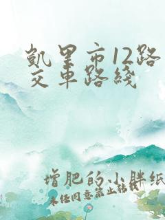 凯里市12路公交车路线 凯里市12路公交车路线