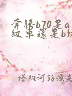奔腾b70是a级车还是b级车 奔腾b70是a级车还是b级车