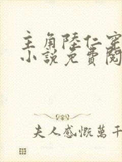 主角陆仁穿越的小说免费阅读