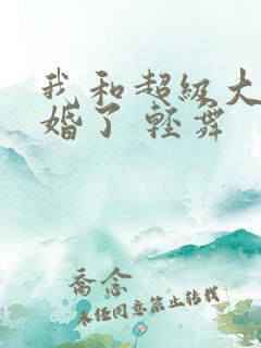 我和超级大佬隐婚了 轻舞