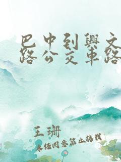 巴中到兴文25路公交车路线