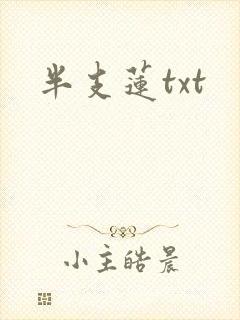 半支莲txt