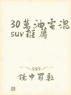 30万油电混动suv推荐