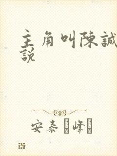 主角叫陈诚的小说