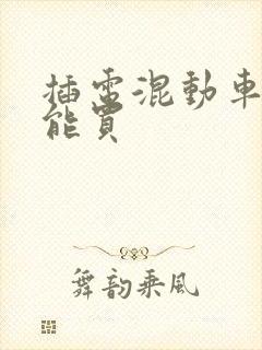 插电混动车能不能买