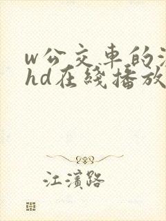 w公交车的激情hd在线播放