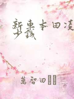 新车本田凌派多少钱