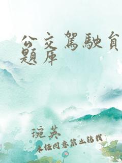 公交驾驶员高级题库