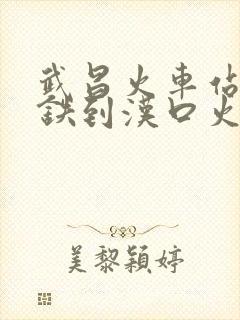 武昌火车站坐地铁到汉口火车站多久