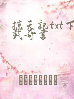掠天记txt下载奇书