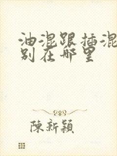 油混跟插混的区别在哪里