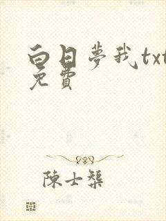 白日梦我txt免费