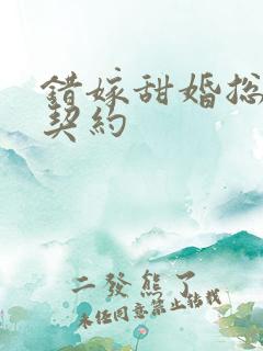 错嫁甜婚总裁的契约