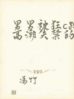 男男被狂c躁到高潮失禁的文
