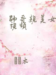 帅哥亲美女的胸视频
