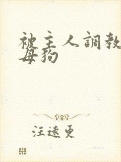 被主人调教成小母狗