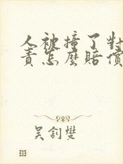 人被撞了对方全责怎么赔偿
