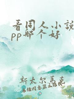 看同人小说的app哪个好