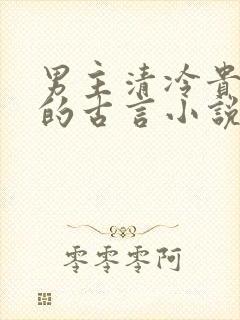 男主清冷贵公子的古言小说