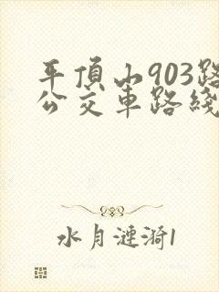 平顶山903路公交车路线时间表