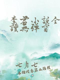 李君小说全文阅读无弹窗