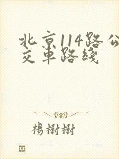 北京114路公交车路线