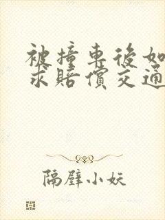 被撞车后如何要求赔偿交通费误工费