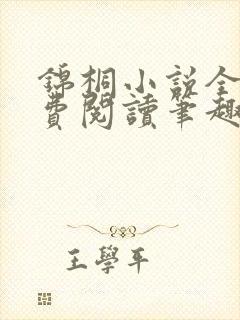 锦桐小说全文免费阅读笔趣阁