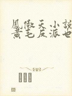 凤傲天小说里的黄毛反派也想要幸福 凤傲天小说里的黄毛反派也想要幸福