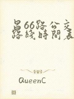 昌66路公交车路线时间表