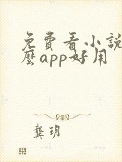免费看小说用什么app好用