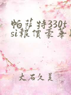 帕萨特330tsi报价豪华版