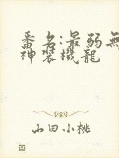 番名:最弱无败神装机龙