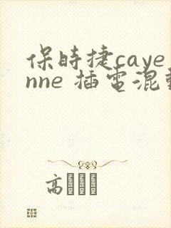 保时捷cayenne 插电混动靠谱吗